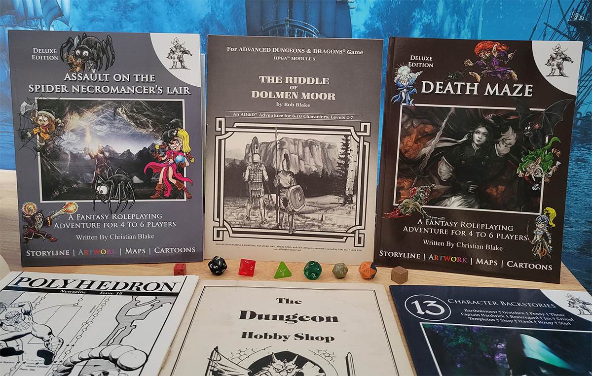 dungeons and dragons polyhedron module the riddle of dolmen moor